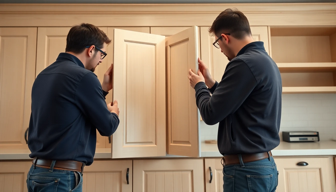 Shaker Style Cabinet Refacing
